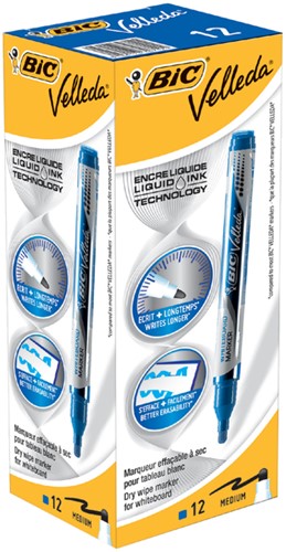 Whiteboardmarker Bic liquid rond M blauw 1 Stuk-3