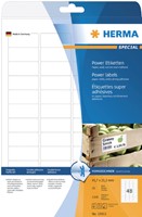 Etiket HERMA Power 10902 45.7x21.2mm wit 1200st 25 Vel-1