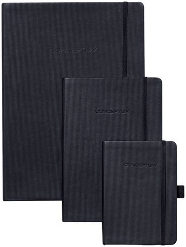 Notitieboek Sigel Conceptum A5 lijn zwart 1 Stuk-2