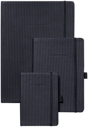 Notitieboek Sigel Conceptum Pure A4 lijn zwart 1 Stuk-2