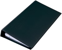 Visitekaartringband Sigel VZ300 200 kaarten 90x58mm kunststof zwart-2