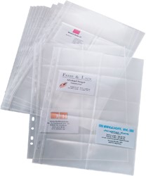 Visitekaarthoes Sigel 200krt 90x58mm 2 rijen tr 10 Stuk