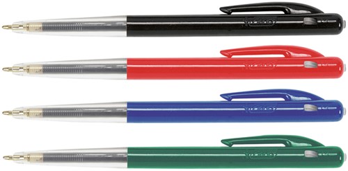 Balpen Bic M10 medium zwart 1 Stuk-2