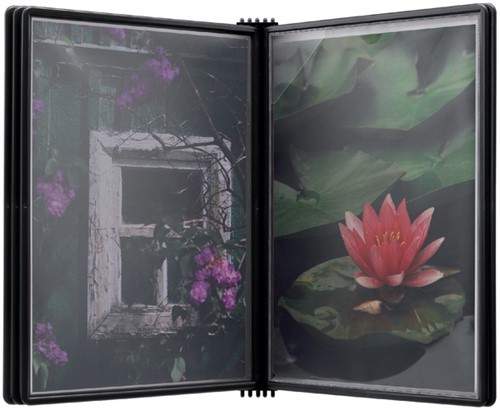 Wandelement Djois Flex-O-Frame A4 met 5 tas zw 1 Stuk