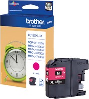 Inktcartridge Brother LC-125XLM rood 1 Stuk