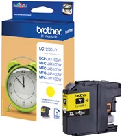 Inktcartridge Brother LC-125XLY geel 1 Stuk