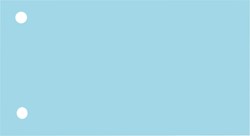 Scheidingsstrook Elba 225x120mm 190gr blauw 100 Stuk