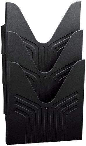 Folderhouder Avery nr144 wand fo hoog 3vaks zw 3 Stuk-2