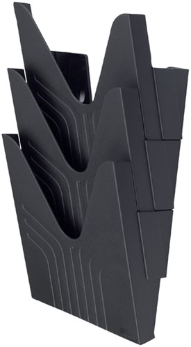 Folderhouder Avery nr144 wand fo hoog 3vaks zw 3 Stuk