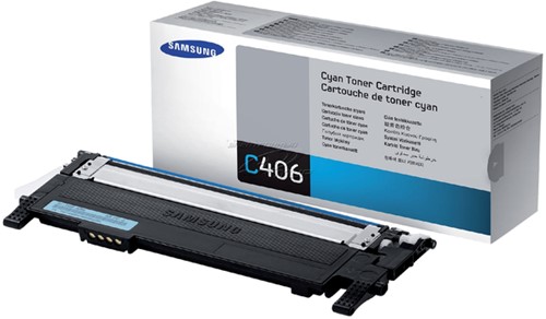 Tonercartridge Sam/hp CLT-C406S blauw 1 Stuk