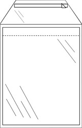 Envelop CleverPack akte B4 245x350 zk klep 50st tr 50 Stuk