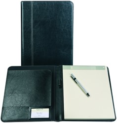 Schrijfmap Brepols Palermo A4 + schrijfblok zwart 1 Stuk