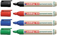 Viltstift edding 22 Eco schuin 1-5mm zwart 1 Stuk-2