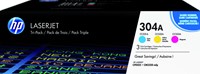 Tonercartridge HP CF372AM 304A 3 kleuren 3 Stuk