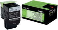 Tonercartridge Lexmark 70C20K0 prebate zwart 1 Stuk