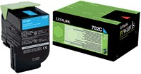 Tonercartridge Lexmark 70C20C0 prebate blauw 1 Stuk