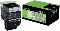 Tonercartridge Lexmark 70C2HK0 prebate zwart 1 Stuk