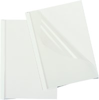 Thermische omslag GBC A4 1.5mm transparant/wit 100 Stuk-2