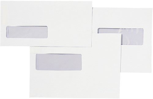 Envelop Quantore venster vl EA5/6 110x220 80gr zk 25 Stuk-3
