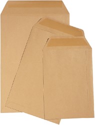 Envelop loonzak Quantore 65x105 70gr bruin 1000 Stuk