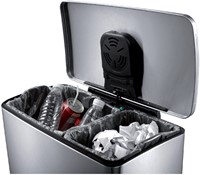 Pedaalemmer EKO E-Cube 18+28 liter rvs 1 Stuk-2