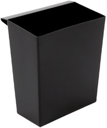 Inzetbak voor vierkante tapse papierbak zwart 1 Stuk