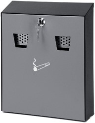 Wandasbak met binnenemmer zwart/grijs 1 Stuk