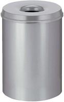 Papierbak+vlamdover Vepabins 30liter grijs 1 Stuk-3