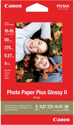 Fotopapier Canon PP-201 10cmx15cm 260gr glans 50 Vel