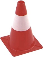 Afbakeningskegel 30cm rood wit 1 Stuk