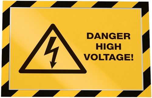 Duraframe Durable security A4 magneet gl zw 5st 5 Stuk-3