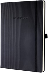 Notitieboek Sigel Conceptum Pure A4+ lijn zwart 1 Stuk
