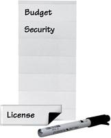 Etikethouder Djois 25x75mm magnetisch tr 6st 6 Stuk-2