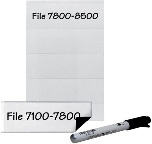 Etikethouder Djois 55x102mm magnetisch tr 3st 3 Stuk-1