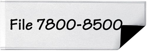 Etikethouder Djois 55x102mm magnetisch tr 3st 3 Stuk-3