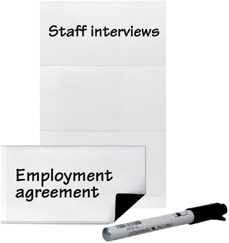 Etikethouder Djois 55x102mm magnetisch tr 3st 3 Stuk-2