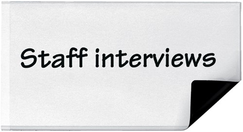 Etikethouder Djois 55x102mm magnetisch tr 3st 3 Stuk