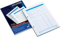 Rekeningblok Djois Atl A5 50x2vel met carbon 1 Stuk