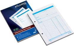 Rekeningblok Djois Atl A4 50x2vel zelfkopierend wt 1 Stuk