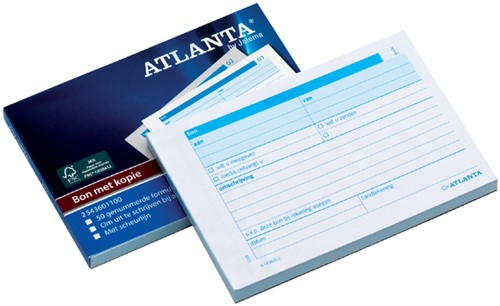 Bonboekje Djois Atl met kopie carbon A6 1 Stuk