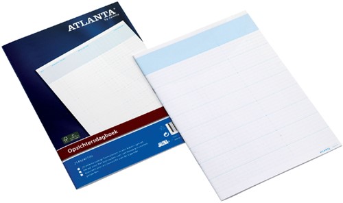 Opzichtersdagboek Djois Atl 294x207mm 20vel wt 1 Stuk