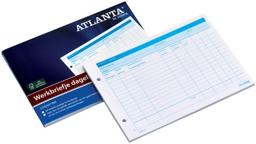 Werkbrief Djois Atl A5 dagelijks 50vel 1 Stuk