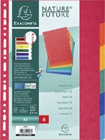 Tabbladen Exacompta 225x297mm 11gaats 6del glans 1 Set-2