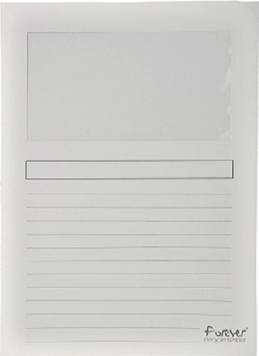 Venstermap Exacompta Forever L-model120gr wit 100 Stuk