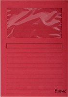 Venstermap Exacompta Forever L-model 120gr rood 100 Stuk