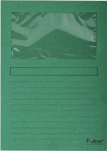 Venstermap Exacompta Forever L-mod 120gr donkergr 100 Stuk