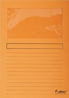 Venstermap Exacompta Forever L-mod 120gr oranje 100 Stuk