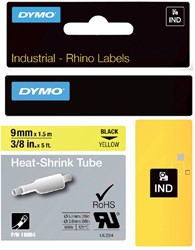 Labeltape Dymo Rhino industrieel krimpkous 9mm gl 1 Stuk