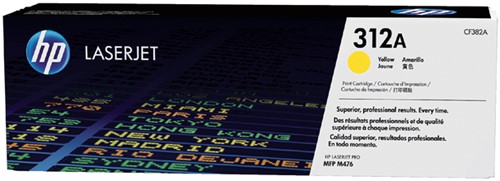 Tonercartridge HP CF382A 312A geel 1 Stuk