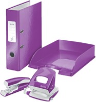 Brievenbak Leitz Wow A4 paars 1 Stuk-2